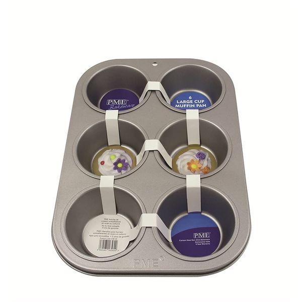 6 Cup Large Cupcake Muffin Tin / Pan by PME