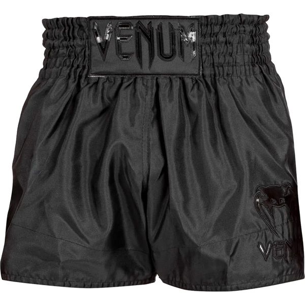 Venum, Classic Muay Thai Shorts, Herren, M, Schwarz/Schwarz