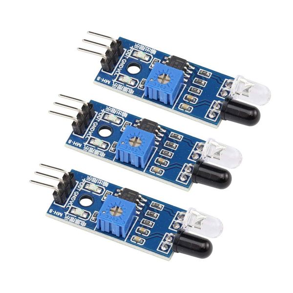 VKLSVAN 3pcs IR Infrared Obstacle Avoidance Sensor Module Smart Car Robot