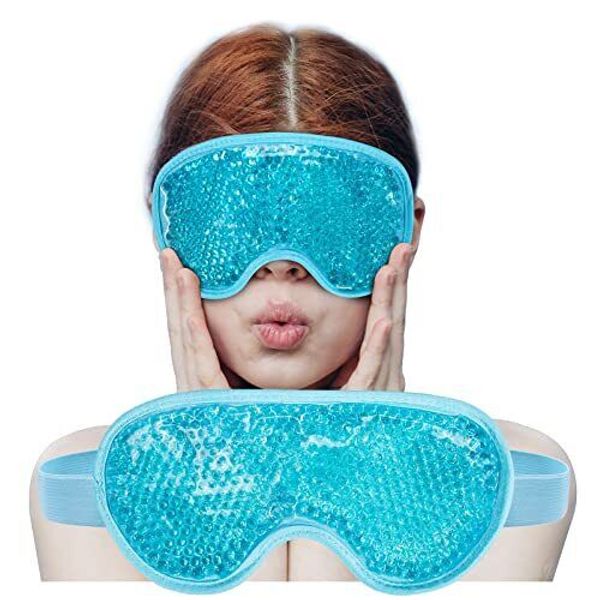 Cooling Eye Mask -Hangover Mask- Reusable Gel Eye Mask Cold Pack