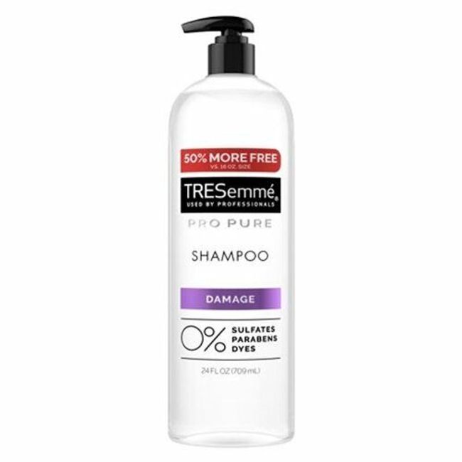 TRESemmé Pro Pure Shampoo Damage 24 ounce BONUS BOTTLE