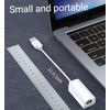 USB to Ethernet Adapter, USB to RJ45 Wired Network LAN Adapter Cable for Windows11/10/8.1/8, Switch, MacBook, Mac OS, Surface Pro/Linux