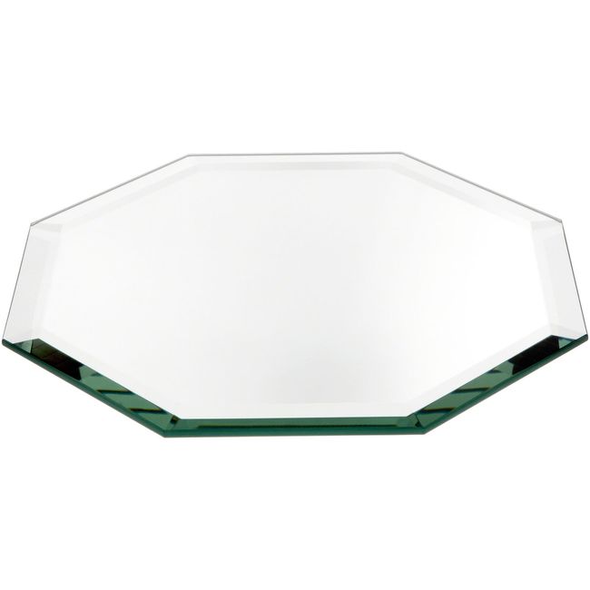 Plymor Octagon 5mm Beveled Glass Mirror, 8 inch x 8 inch