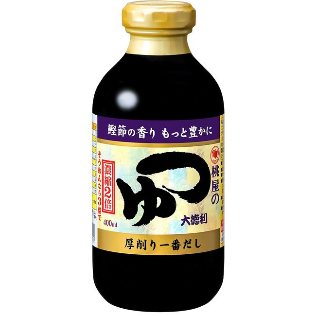 Momoya Tsuyu Daitokuri 13.5 fl oz (400 ml) [Noodle Soup, Seasoning, Dashi, Double Concentrated Bonito]