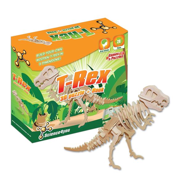 Science4you 4T-Rex 3D Puzzle Educational Science Toy STEM Toy