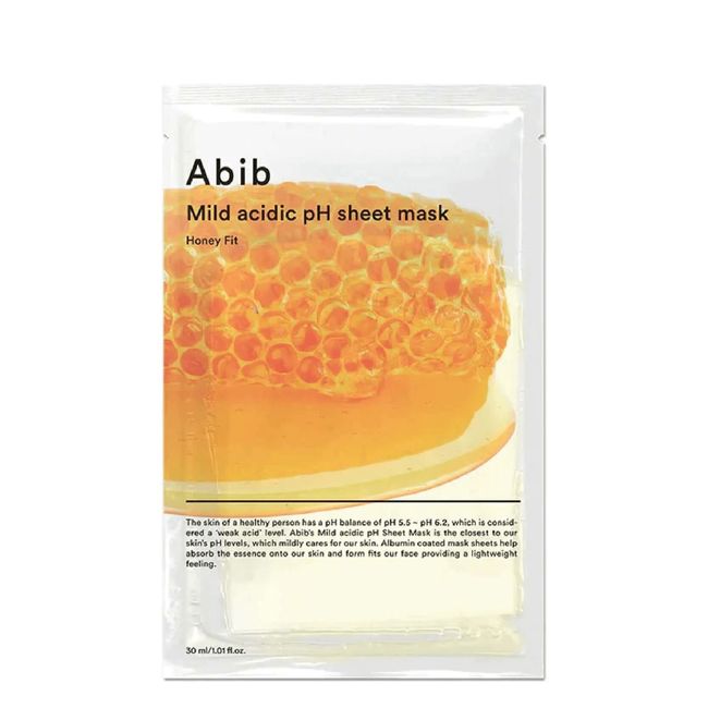 Abib Mild Acidic pH Sheet Mask Honey Fit 5 MASKS