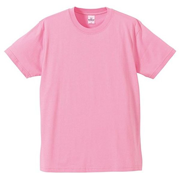 Daily necessities Short Sleeve T-shirt CB5806 Pink L Size [Set of 5]