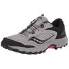 Saucony Men's Excursion Tr15, Alloy/Scarlet, 9.5 W