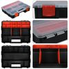 Cisolen Tool Organiser Sortmaster Assortment Box 22 compartments Storage Box for Screws Nuts Tools Small Parts Sorting Box