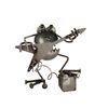 Welded Metal Art Gnome Be Gone Electric Guitar Player