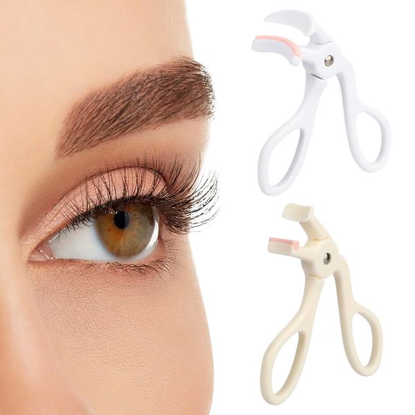 Mayoii Eyelash Curler with 2 Silicone Refill Pads, Professional Lash Curler Makeup Tool for Women, Girls, Long-Lasting Curl Wide Angle+Detail Eyelash Curlers