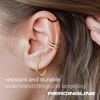 PIERCINGLINE Titanium Segment Ring Clicker, Piercing for Nose, Septum, Ear, Helix or Tragus, Titanium