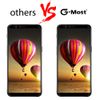 G-Most 2-Pack OnePlus 5T Screen Protector, Full Adhesive, Full Screen Coverage, HD Tempered Glass, Black Frame