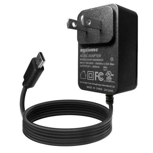 BoxWave Charger Compatible with PocBuds Wireless Earbuds - Wall Charger Direct (15W), Rapid Charge Your Device with Built-in 6ft Cable