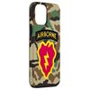 iPhone 14 Plus 25th Infantry Division (ID) Patch Airborne ABN Tab BDU Camo Case