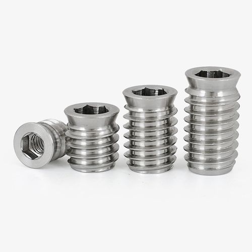 Wadayu 100pcs Threaded Inserts for Wood, Screw in Nut Fastener Connector, Steel Hex Drive Nut Inserts for Home Office Furniture (Silver, 1/4"-20 x15mm)