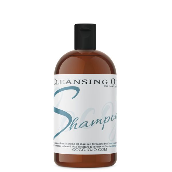 Dr Joe Lab Emu Oil Water-Free Cleansing Oil Shampoo - Nourishing - For Dry Dull hair - Vitamin E Oil - Soothing Intense Hydration Silkiness & Shine - 16 oz