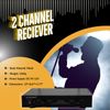 Dual Channel VHF Wireless Microphone System With Handheld & Lapel / Headset