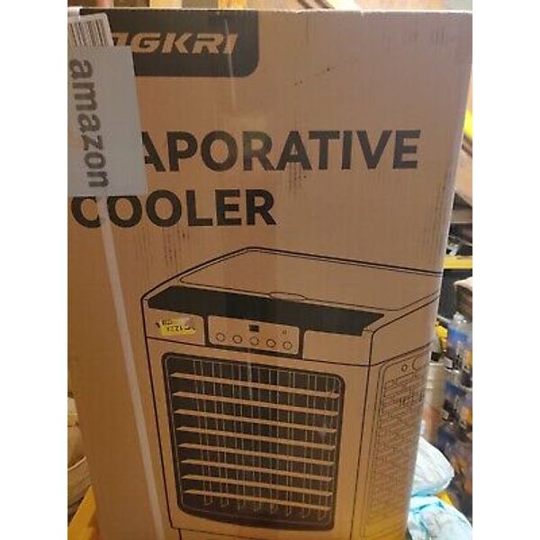 Evaporative Cooler, VAGKRI 2100CFM Air Cooler, 120°Oscillation Swamp Cooler