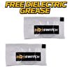 HD Switch - 2 Pack - 12V Relay fits Scag 483013 with Diode - Weatherproof - LED Indicator Upgrade
