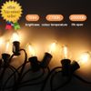 6 Pack C7 Clear Led Replacement Christmas Light Bulb C7 E12 Base 120V Waterproof