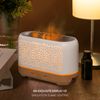 Earnest Living Essential Oil Diffuser Classic Flame Diffuser 200ml Timers Night Lights and Auto Off Function Home Office Humidifier Aromatherapy Diffusers for Essential Oils White