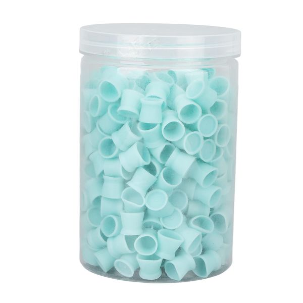 300pcs Tattoo Pigment Cups Disposable Tattoo Ink Cup Small Tattoo Cup Silicone Tattoo Ink Cup Color Container for Tattoo Ink Tattoo Accessories 12mm (Blue)