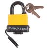 Blackspur - Steel Weatherproof Padlock - 4cm - Yellow