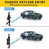BANVIE ① Passive keyless Entry Car Alarm System + ② Remote Engine Starter + ③ Push to Start Iginition Button (with Siren)