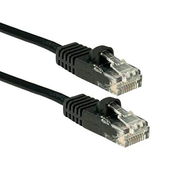 Cable Leader Cat6 UTP Snagless Flat Ethernet Ethernet Network Patch Cable (45 Foot (1 Pack), Black)