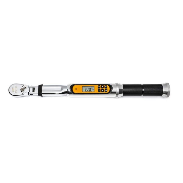 GEARWRENCH 3/8" 120XP Flex Head Electronic Torque Wrench with Angle, 10-100 Ft/Lbs - 85195