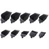 Suifaqi 10 Pcs Hair Clipper Guards Cutting Combs for Pilot/Pro Basic/Pro Series 79775,79060 - Black