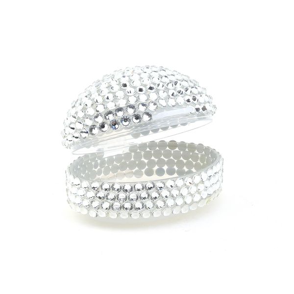 Crystal Rhinestone Pacifier Box, Pacifier Holder Box, Container Case for Baby (Crystal)