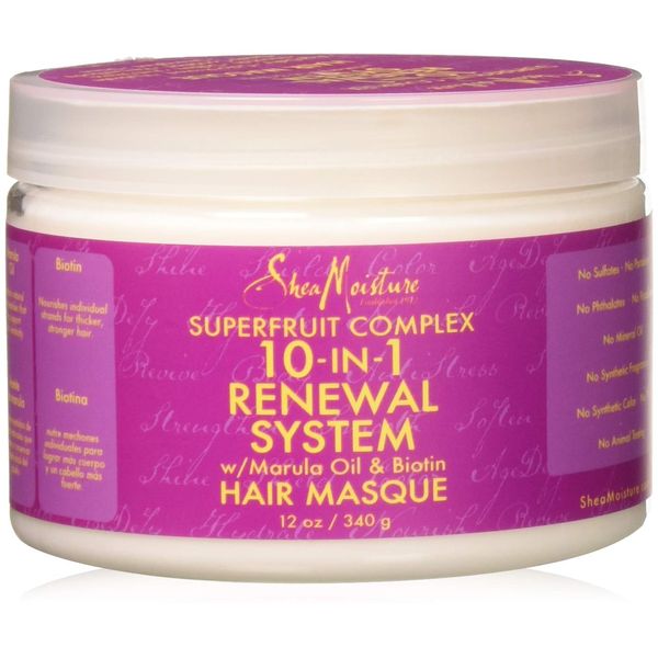 Shea Moisture Super-fruit Complex 10-In-1 Renewal System Hair Masque, 12oz