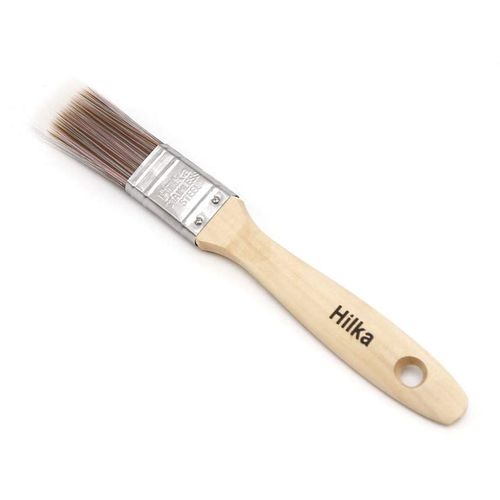 1" Wooden Synthetic Bristle Paint Brushes