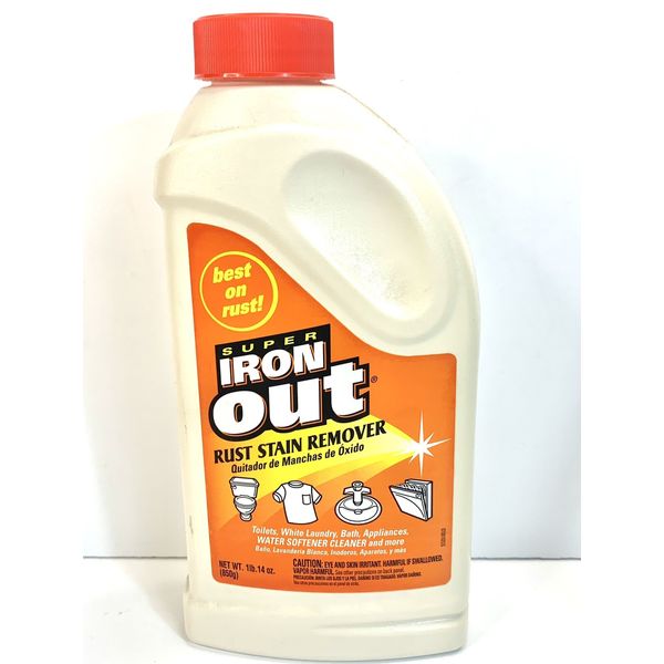 SUPER Iron Out Rust Stain Remover 1 Lb 14 Oz Container NOS, Original Formula