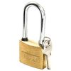 Tuff Stuff #3100LS 1" Solid Brass Body Padlock with Long Shackle