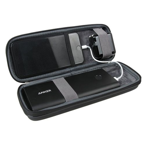 Hermitshell EVA Hard Protective Travel Case Carrying Bag Fits Anker PowerCore+ 26800 Premium Portable High Capacity External Battery with Quick Charge PowerPort Wall Charger