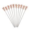 Pineapple Garnish Pick Copper Plated Pk10