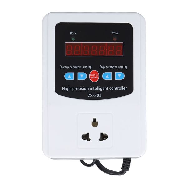 Reptile Humidity Controller, Timing Function Energy Saving Digital Humidistat for Greenhouse (UK Plug 220V)