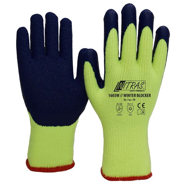 Nitras Winter Blocker Protective Gloves Size 11 (12 Pairs)