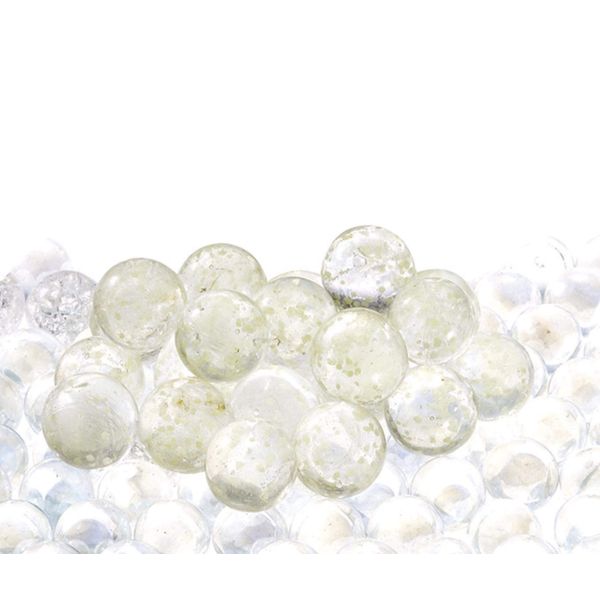 Matsuno Hobby No. 4195 Glass Marbles, Made in Japan, 0.6 inches (15 mm), Livestock Light, 1 Bag (60 Pieces)