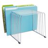 Fellowes Desktop Organizer, 11 Sections, 9" x 11.375" x 8", Wire, Silver (72012)