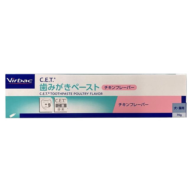 Virbac C.E.T. Toothpaste Chicken Flavor 2.5 oz (70 g)