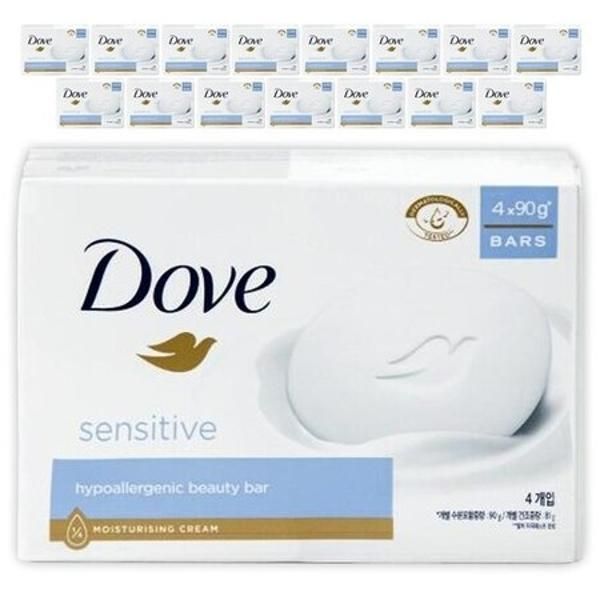 Dove Sensitive Beauty Bar Soap 90g x 16