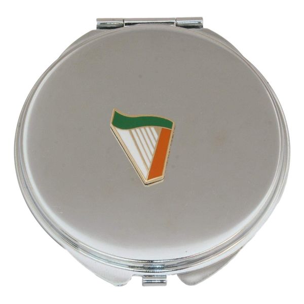Irish Harp Compact Mirror Handbag Gift With Free Engraving 470
