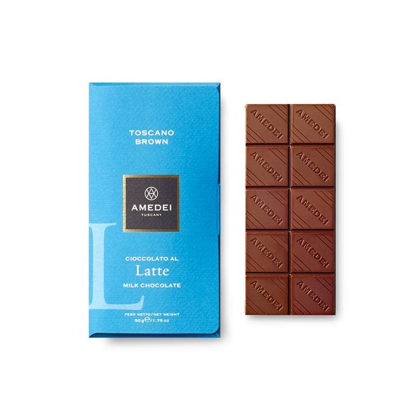 Amedei Toscano Brown Chocolate Bar