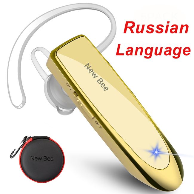 New Bee B45 Bluetooth 5.0 Headset Wireless Earphone Headphones with Dual  Mic Earbuds Earpiece CVC8.0 Noise Reduction for Driving