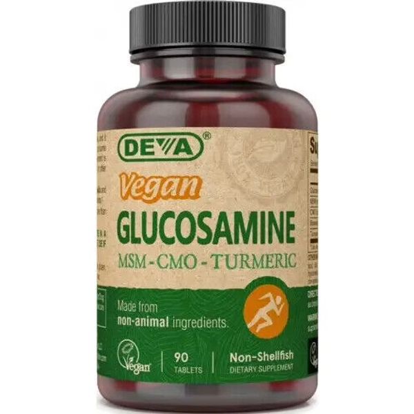 Deva Vegan Vitamins - Glucosamine Msm And Cmo - 90 Tablets