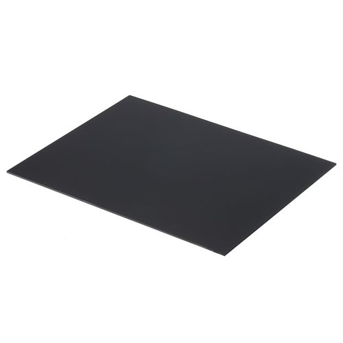 MECCANIXITY ABS Plastic Sheet 10 Inch x 8 Inch x 0.06 Inch ABS Styrene Sheets for Building Model DIY Crafts Panel Black 1 Pcs